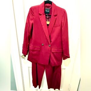 Madewell Burgundy Suit